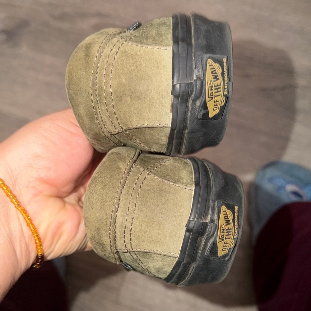 Vans Olive Suede Beatrice penny loafer Slip-Ons - Picture 9 of 14